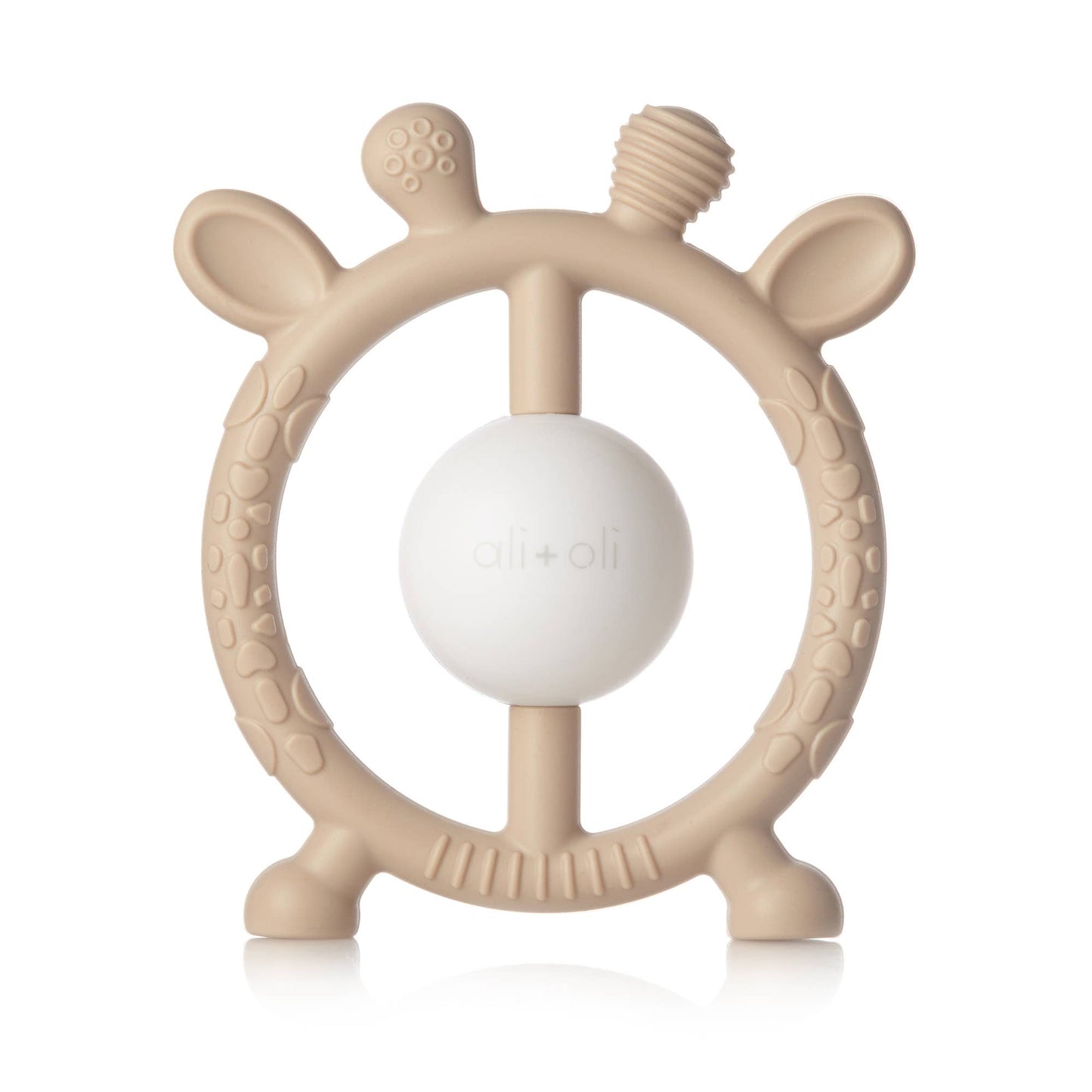 Giraffe Teether Toy (Taupe)