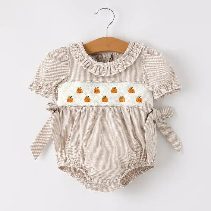 Thanksgiving Smocked Romper