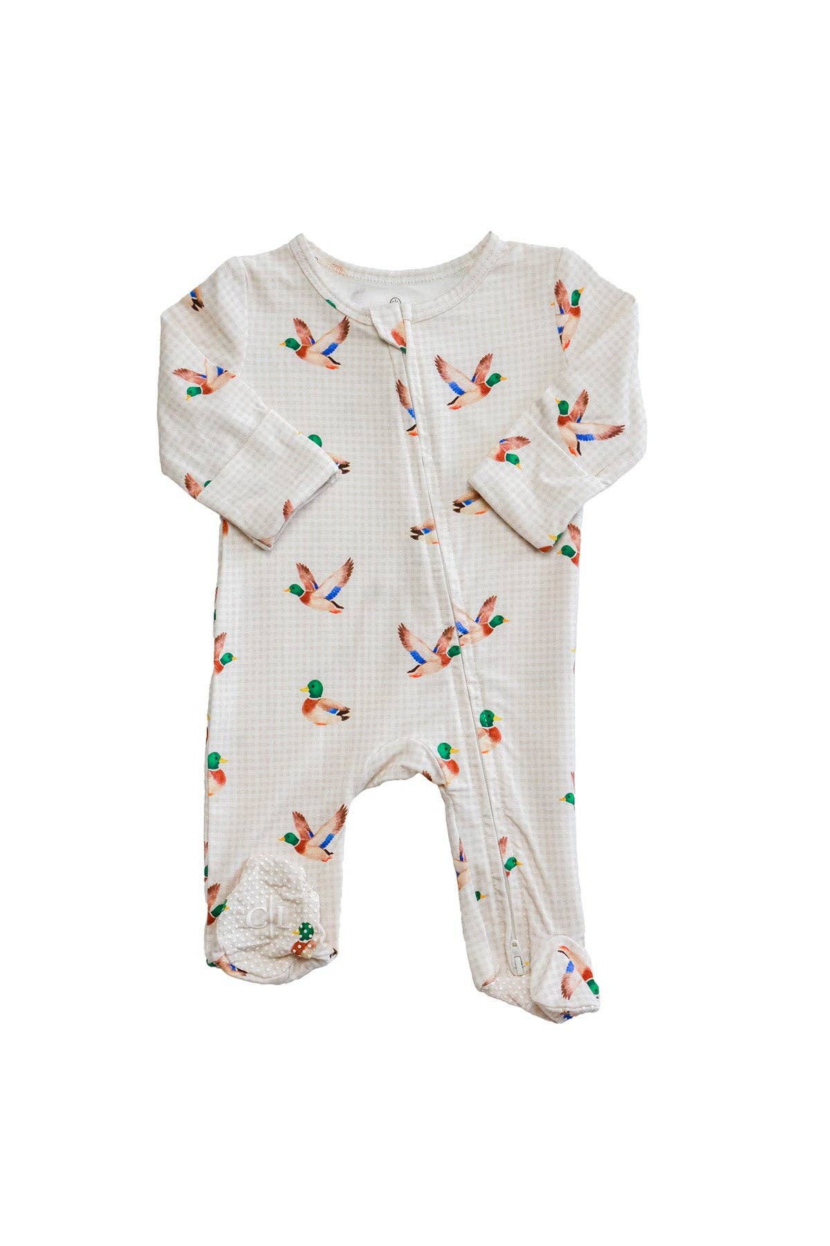 Little Mallard Zipper Footie