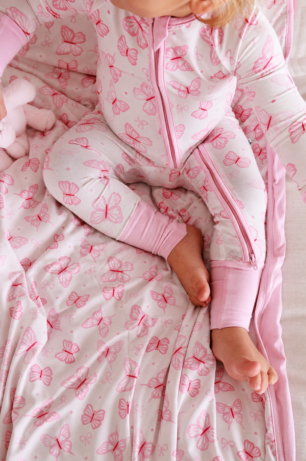 Blooming Butterflies Zip Romper