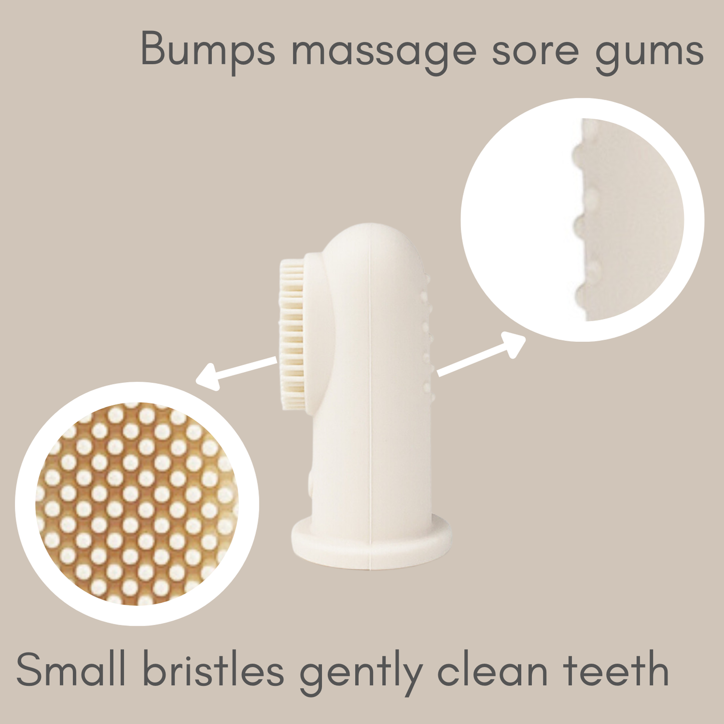 Baby Finger Toothbrush (Ivory)