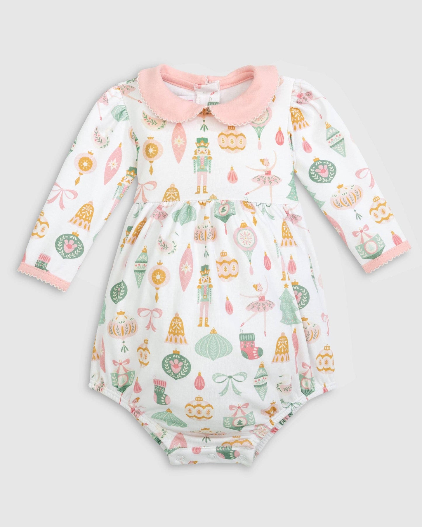 Christmas Ornaments Print Bubble: 18 Months