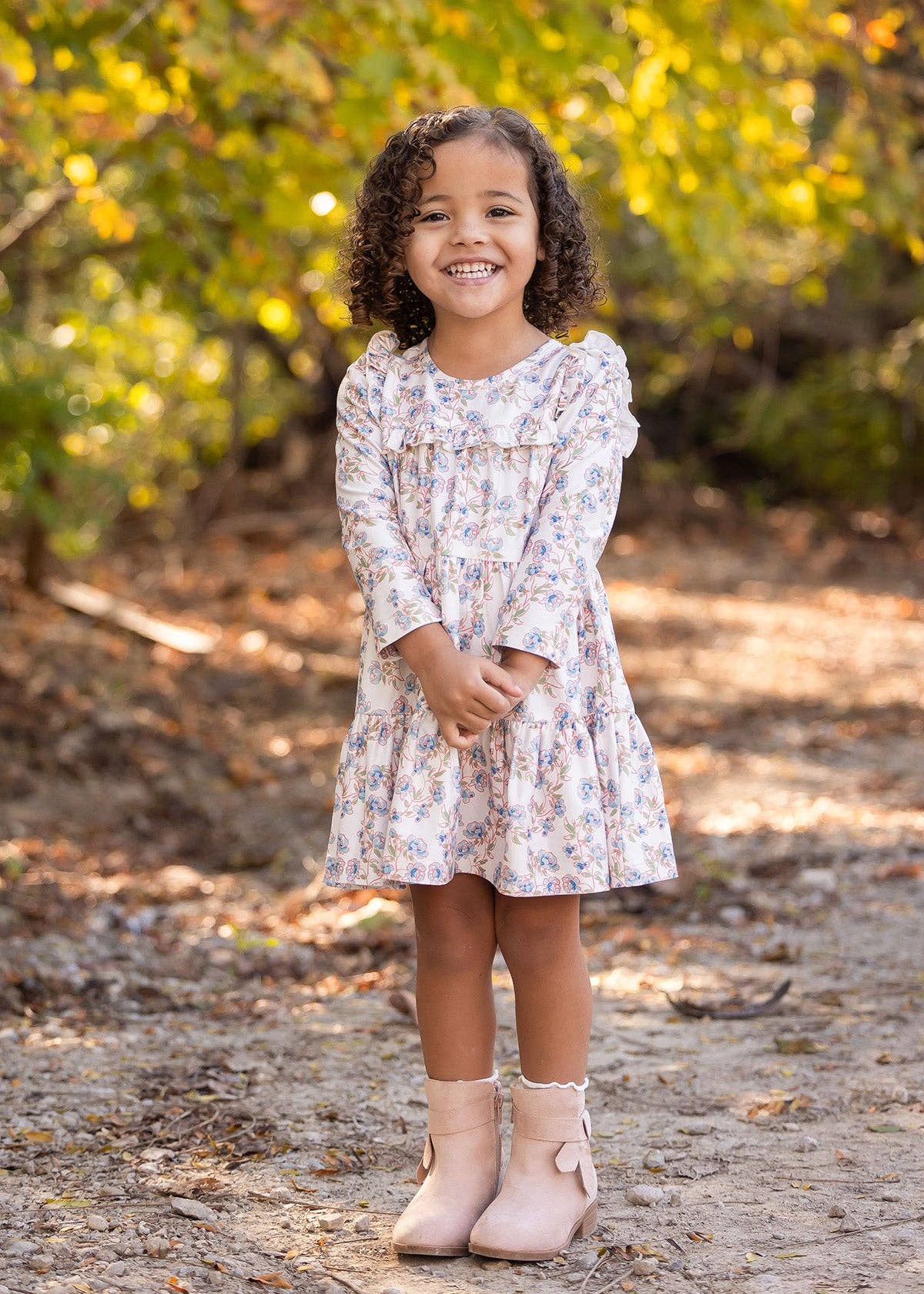 Sadie Dress: Blue / 2T