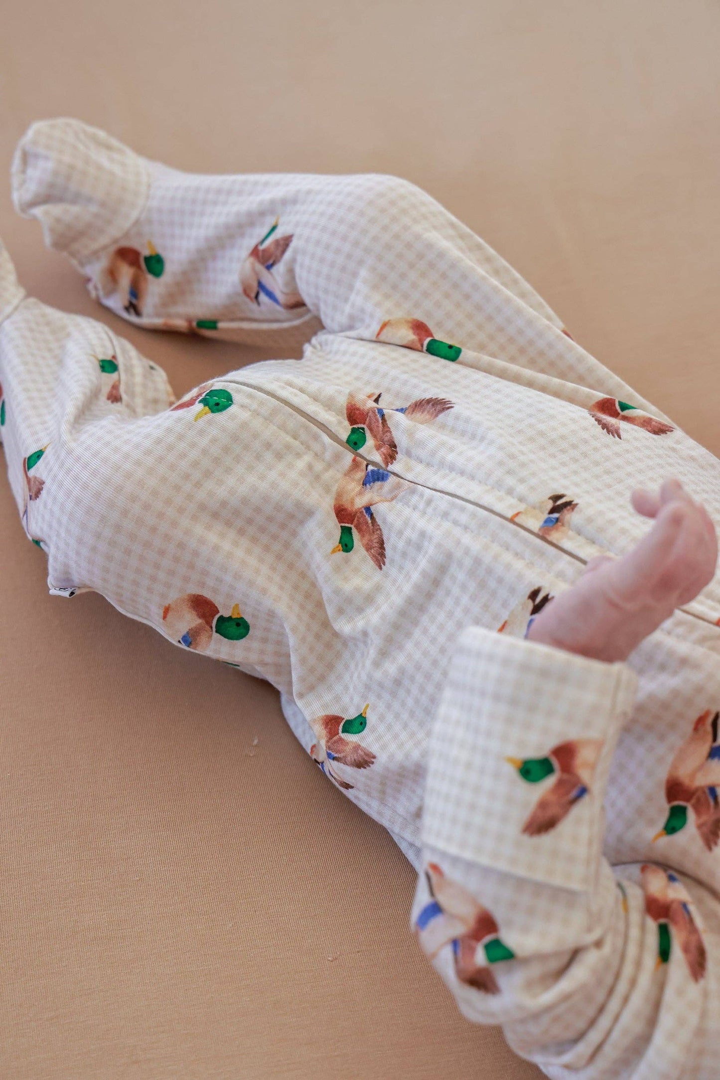 Little Mallard Zipper Footie