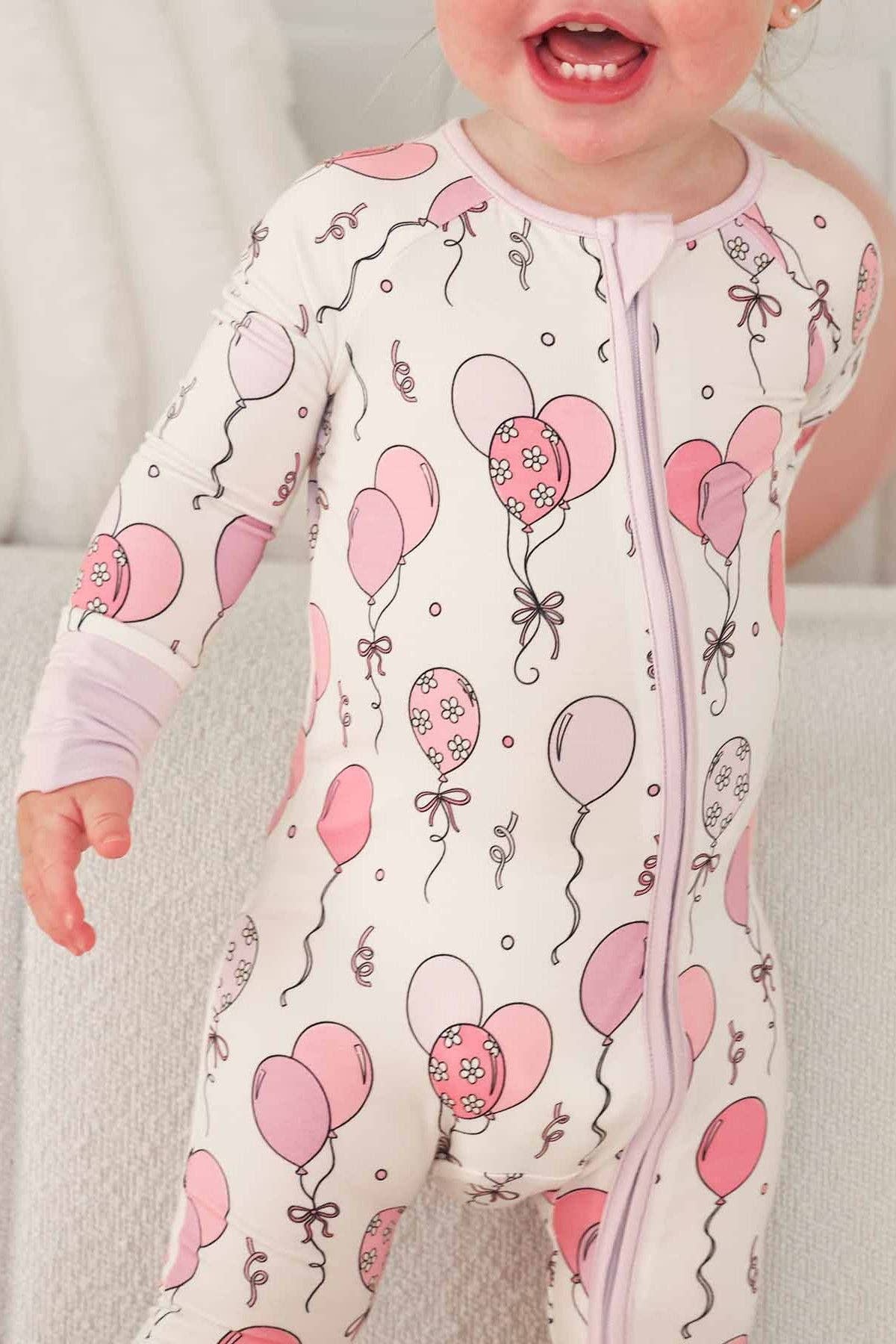 Party Time Zip Romper | Pink
