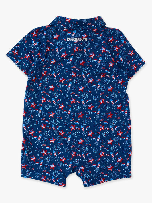 Fireworks Polo Romper