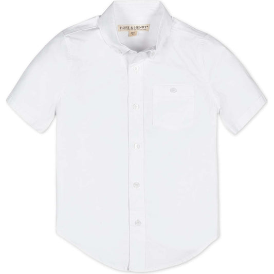 White SS Collard Shirt