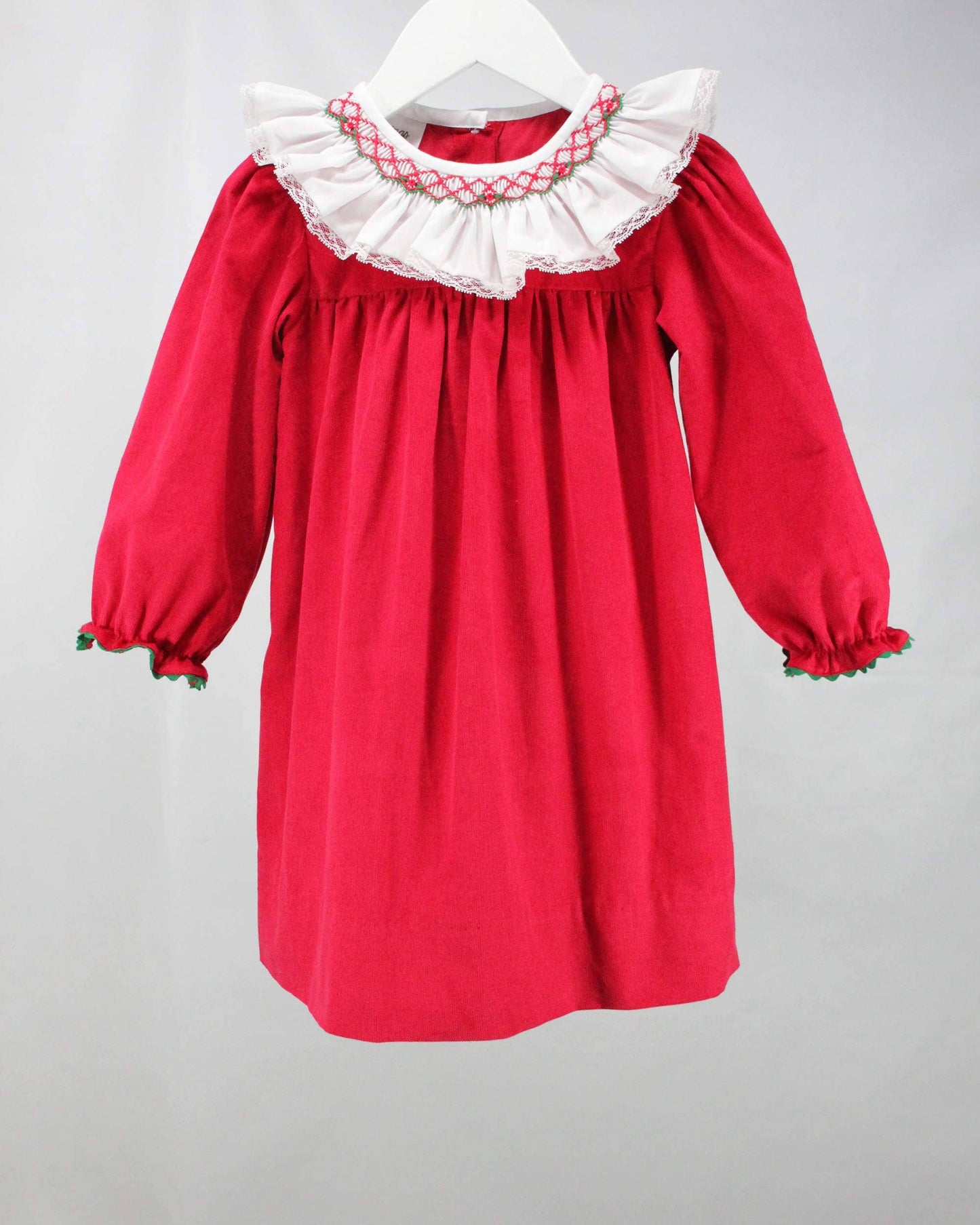 Red and White Claire Dress