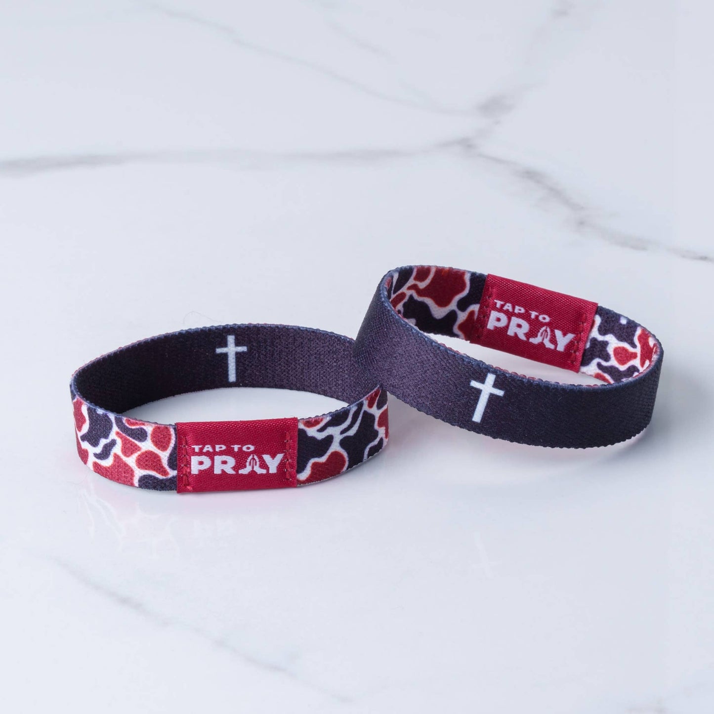 Tap to Pray - Team Camo (Maroon & Black)
