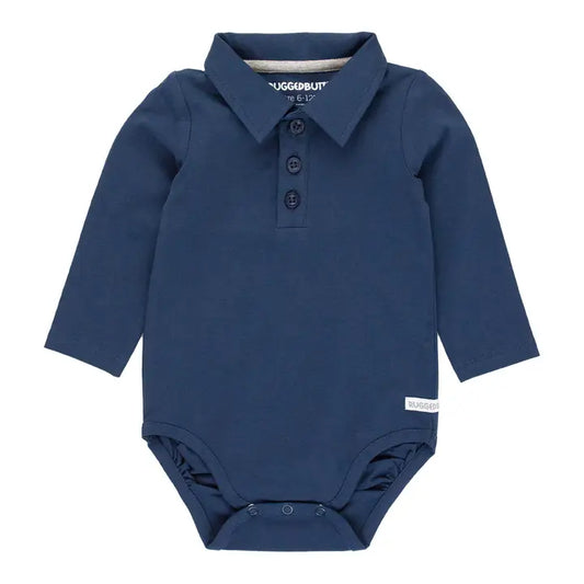 Navy Polo Bodysuit