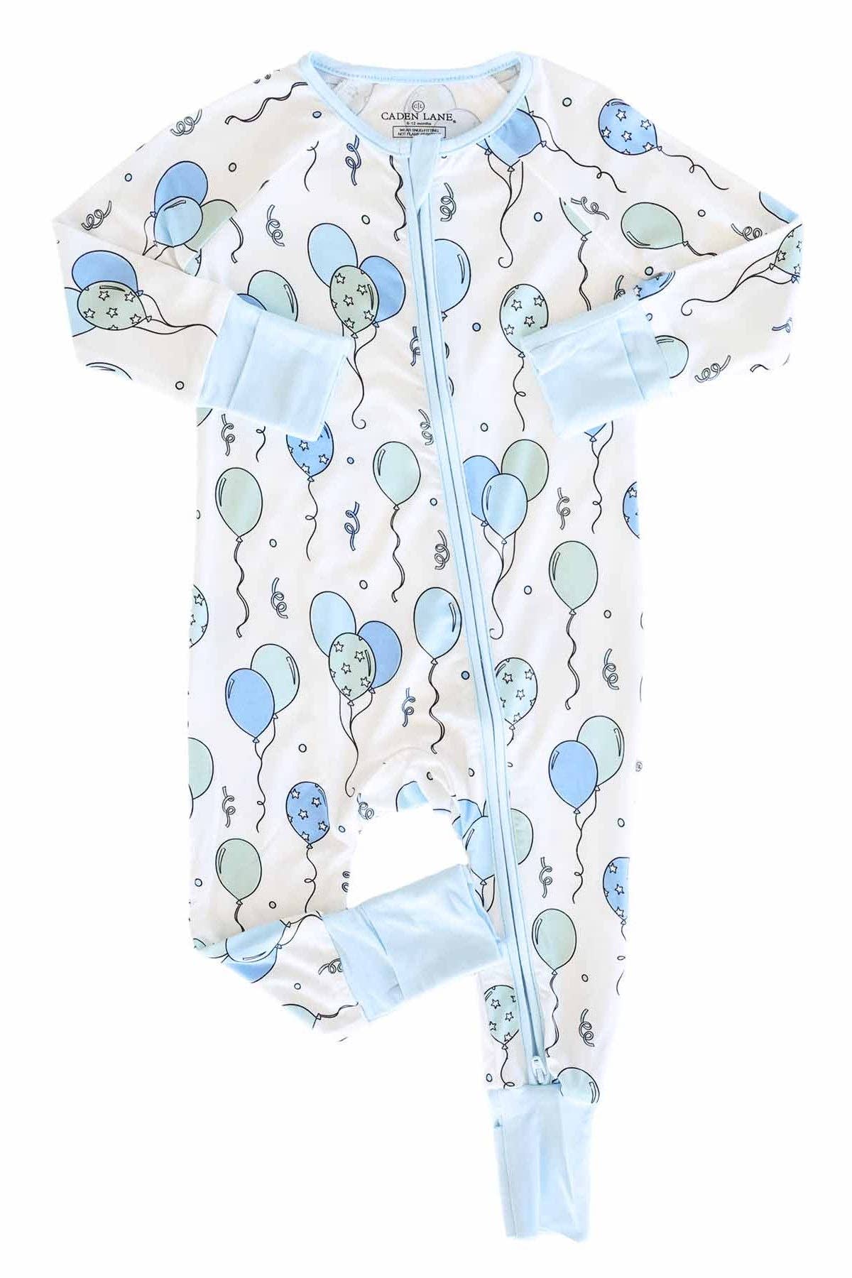 Party Time  Zip Romper | Blue