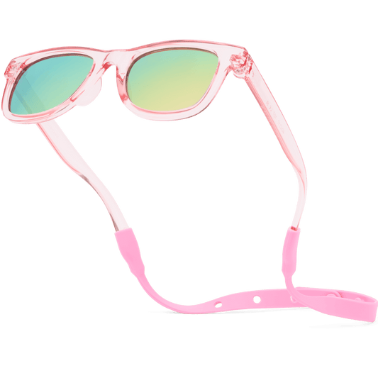 Transparent Pink Baby Sunglasses