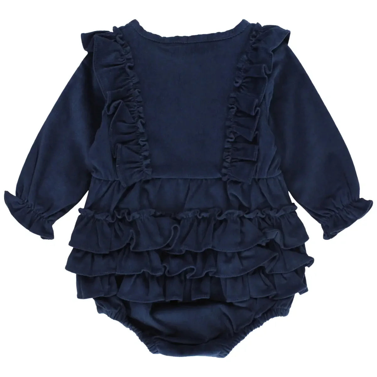Navy Corduroy Bubble Romper