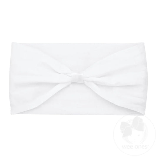 Babywrap Nylon Headband - White