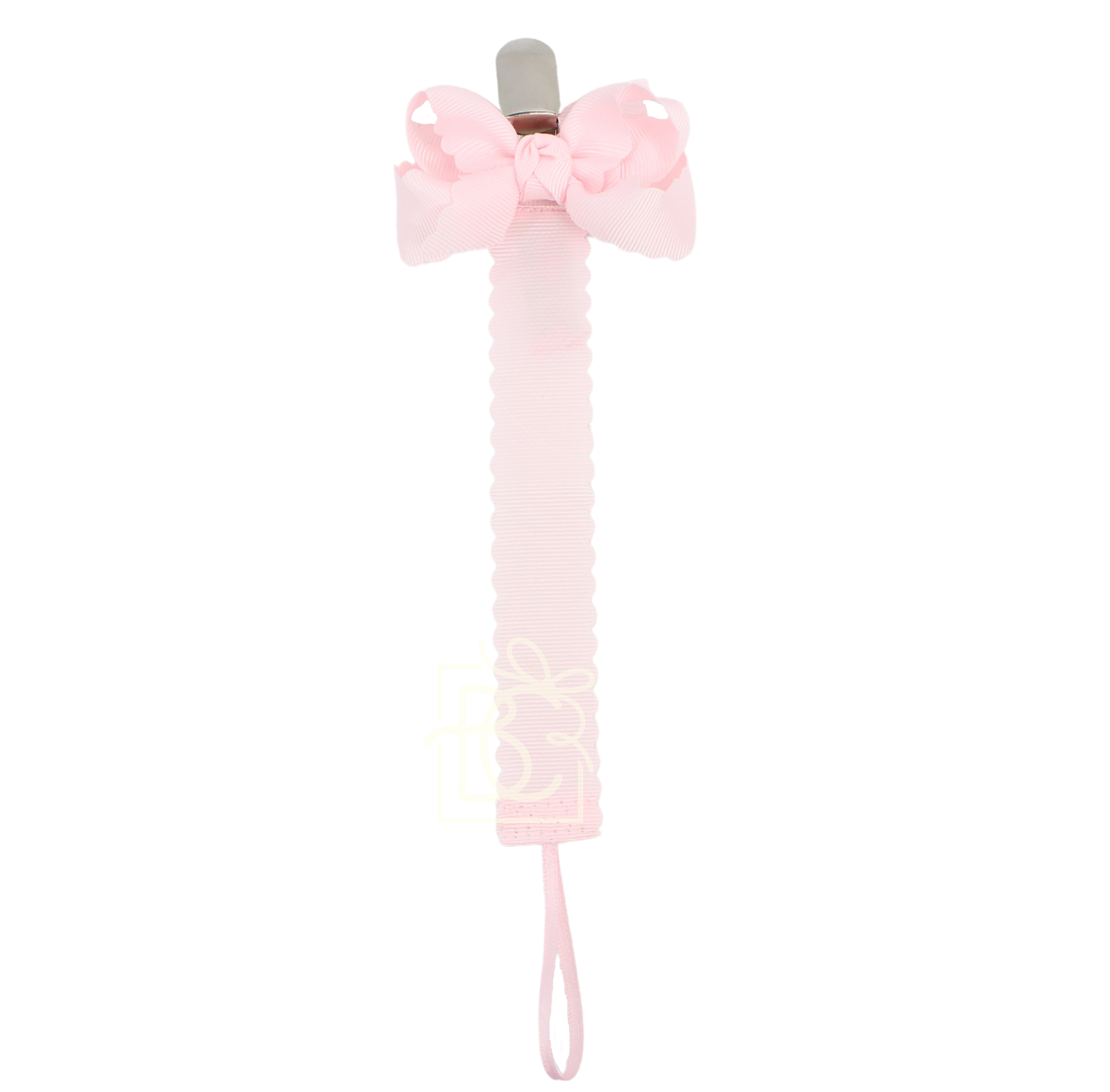 Scalloped Pacifier Clip