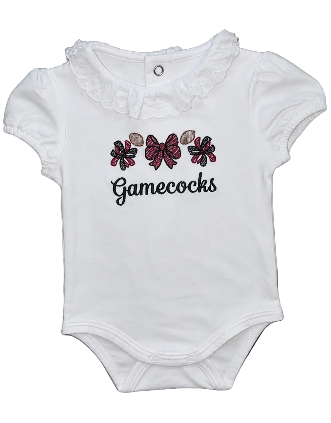 Gamecock Lace Bodysuit (1-2m)