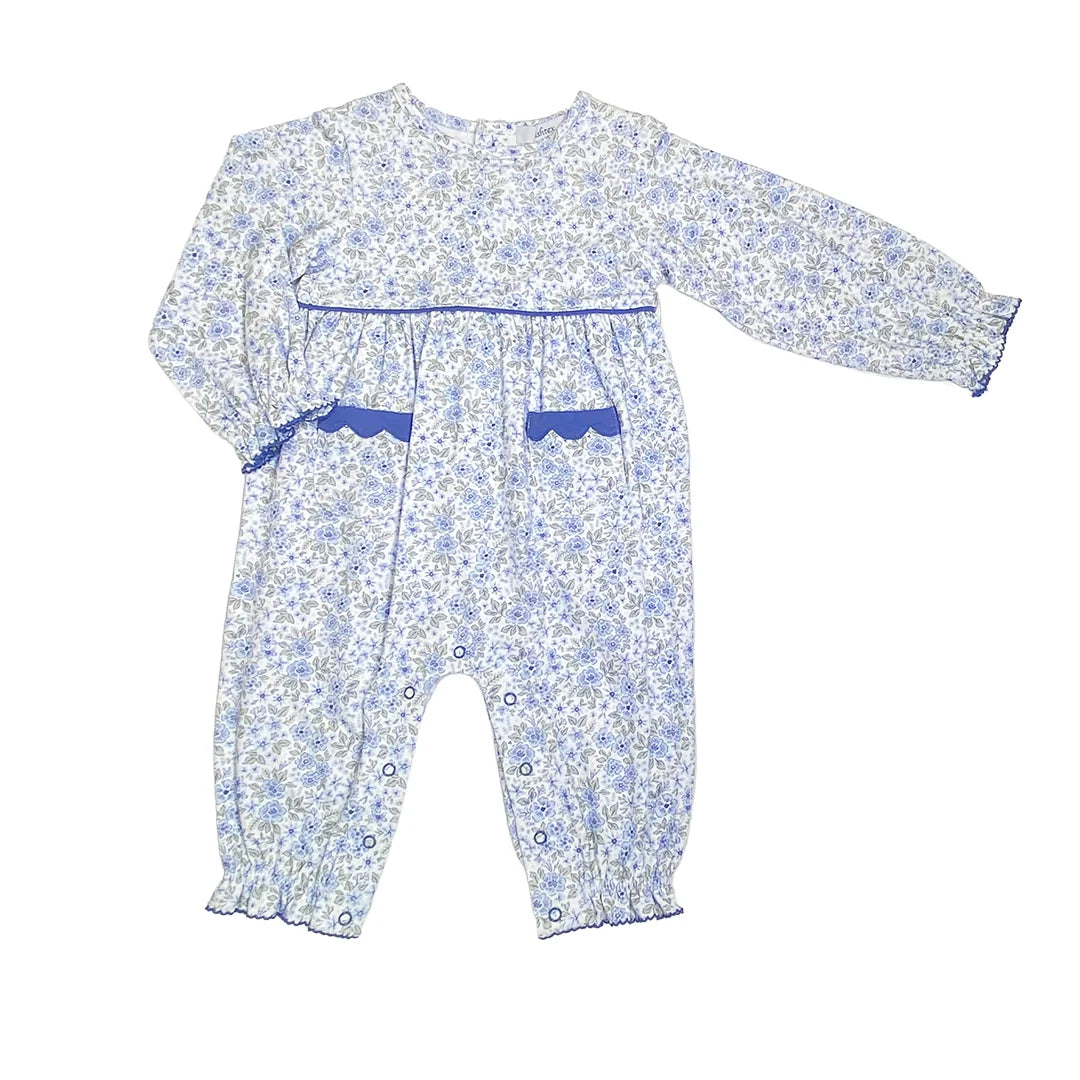 Ditsy Flower Girls Romper