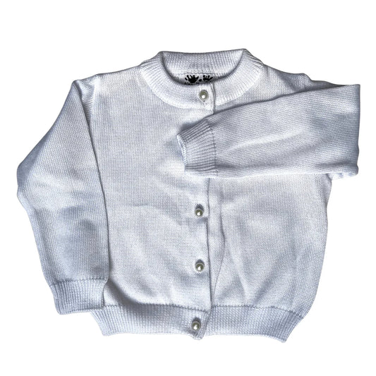 Fingerprints Pearl Button Cardigan