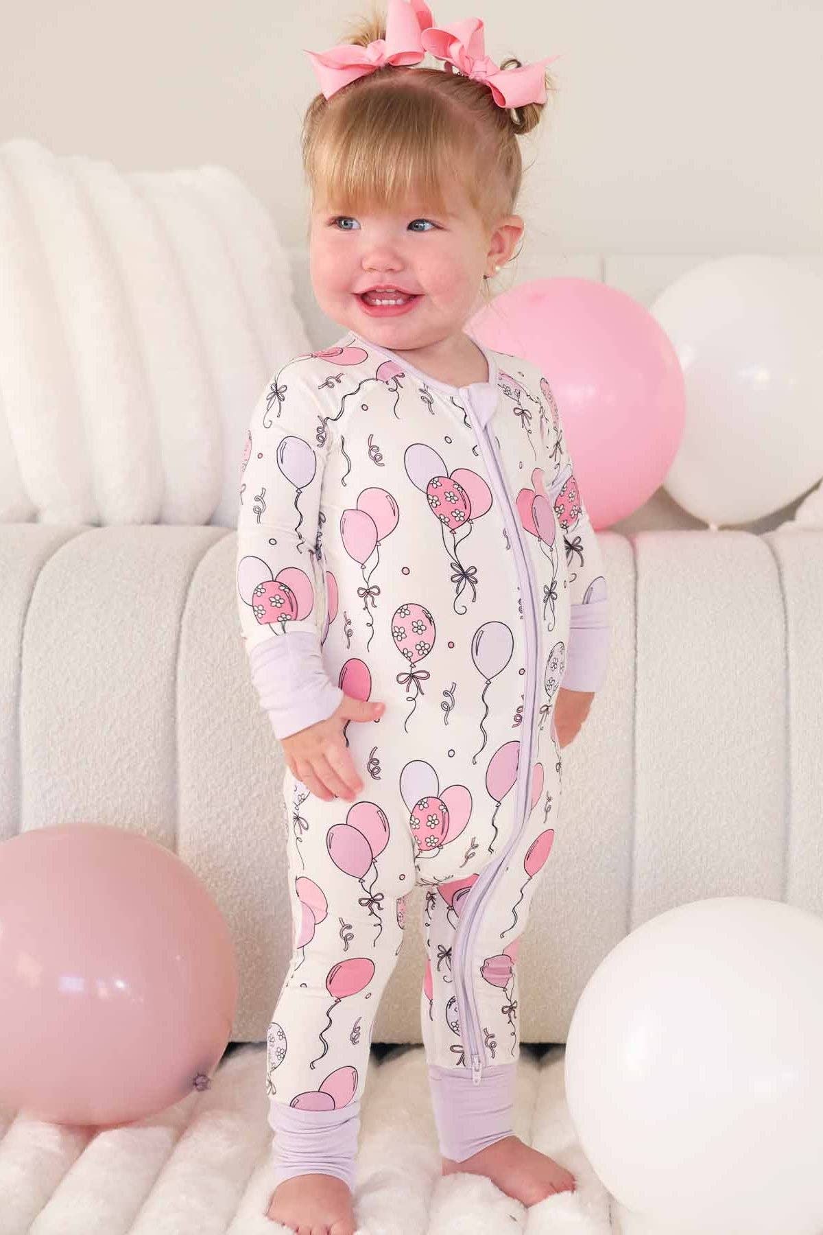 Party Time Zip Romper | Pink
