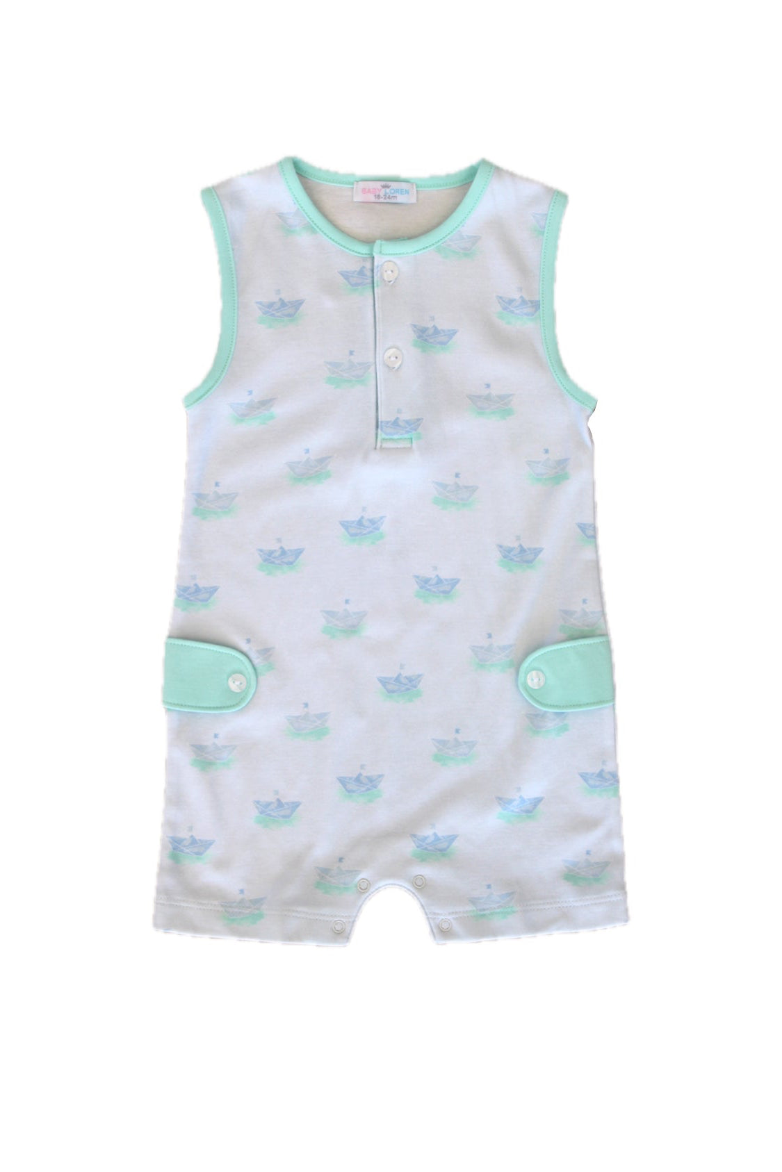 Paper Boats Romper