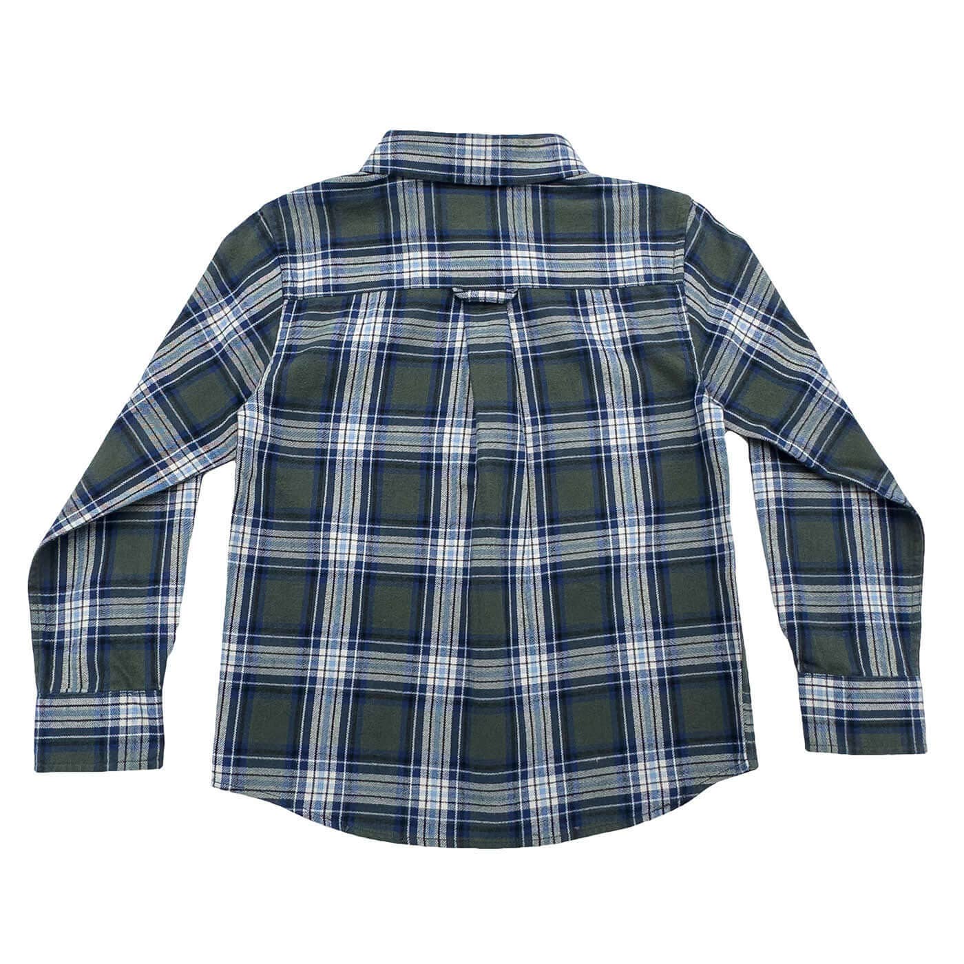 Boys Flannel Green