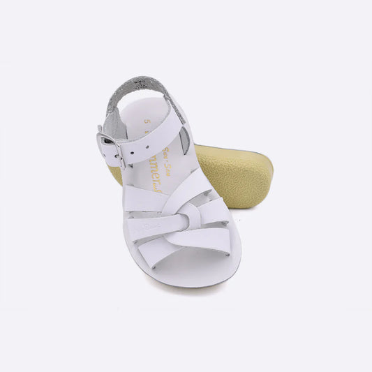 Swimmer Toddler Sandals (White)