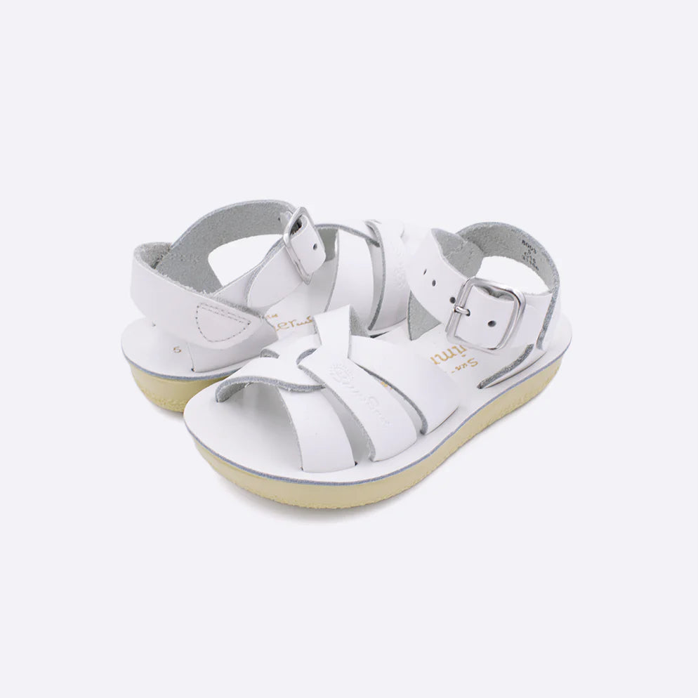 Swimmer Toddler Sandals (White)