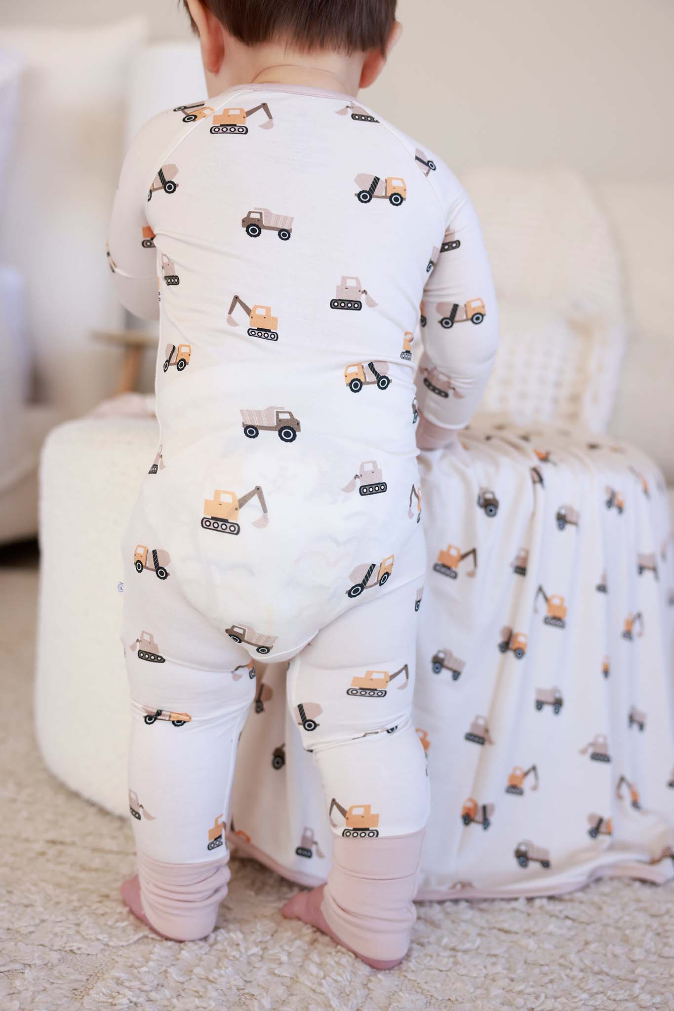 Little Builder Zip Romper