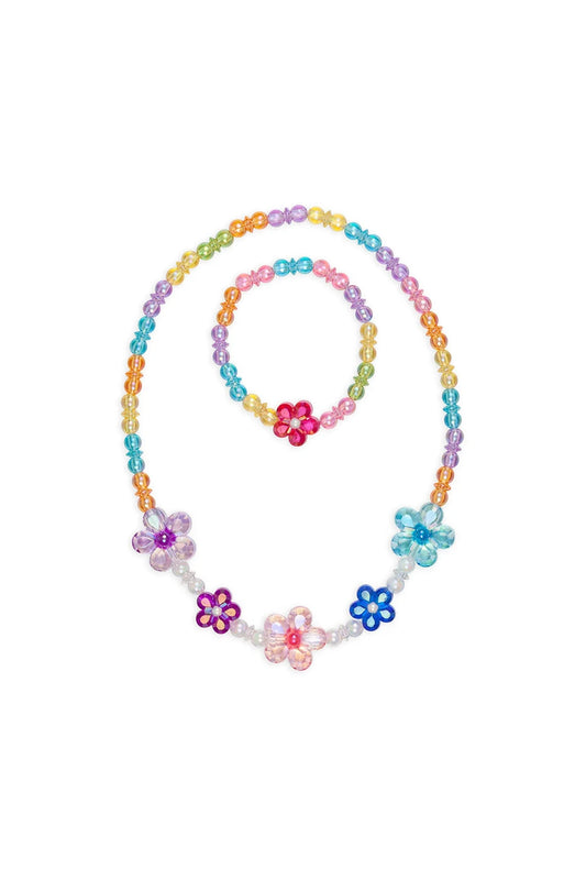 Blooming Beads Necklace & Bracelet Set (2pc)