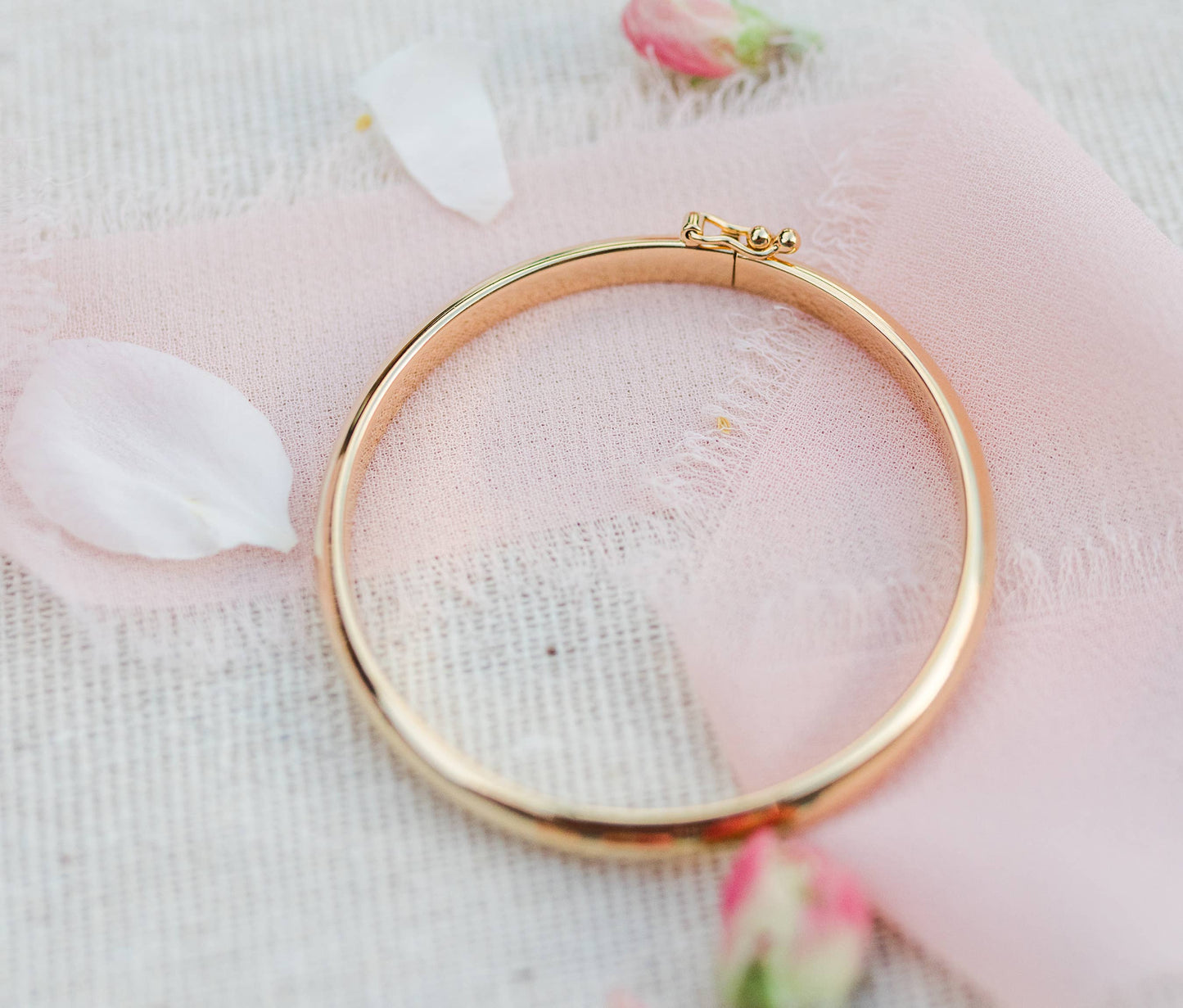 Gold Bangle Bracelet