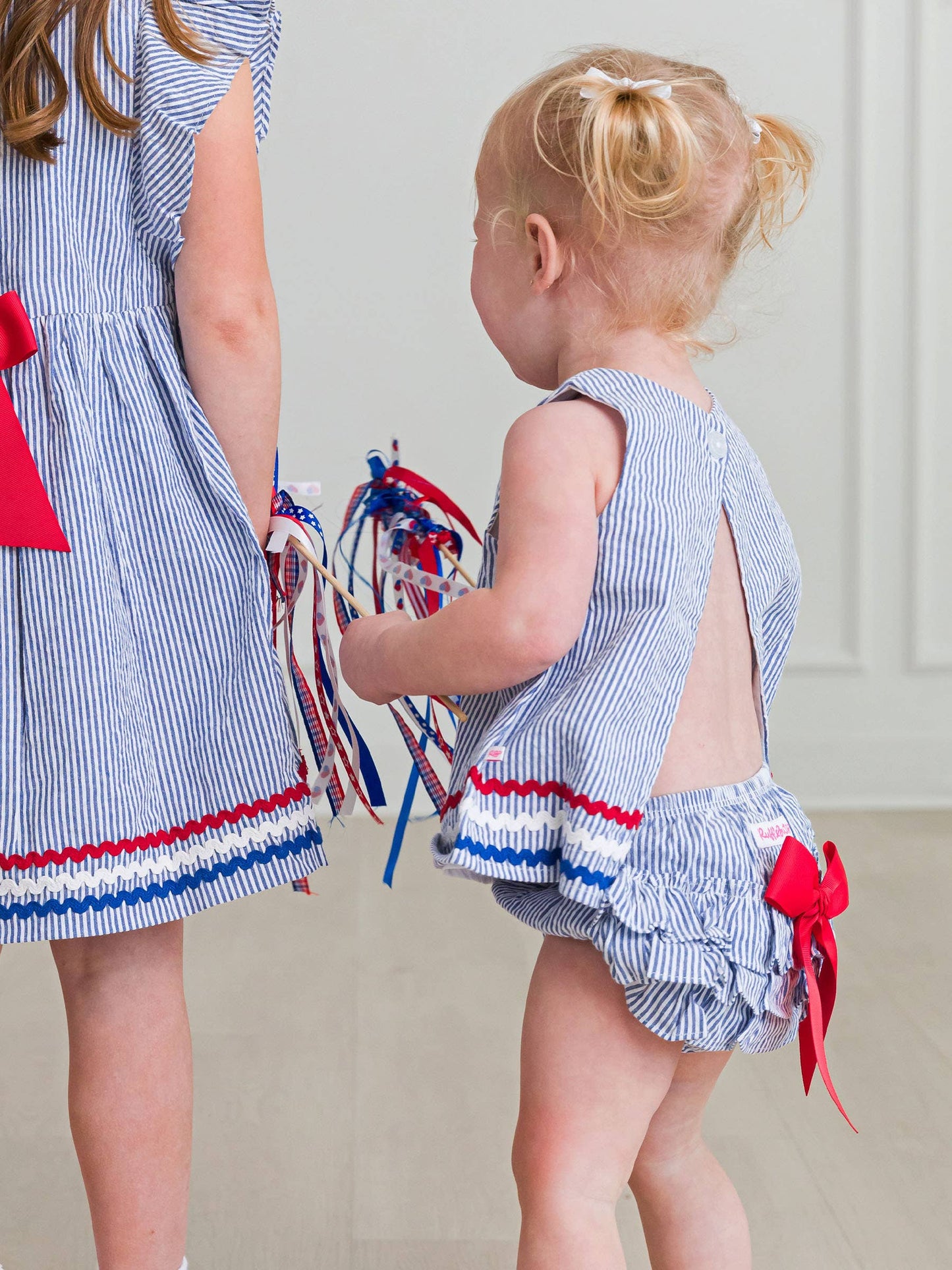 America Seersucker Bloomer Set