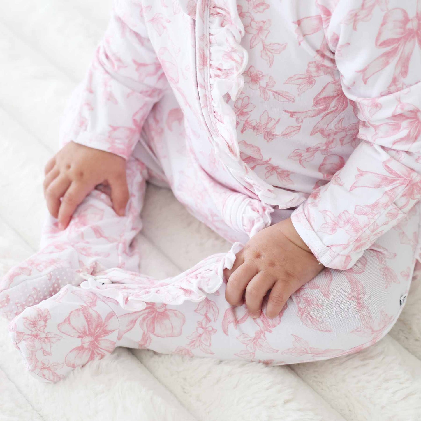 Fancy Frills Ruffle Footie