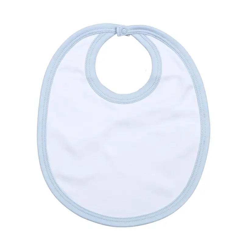 Leo White and Blue Bib