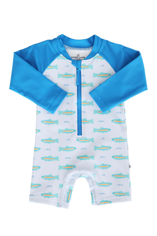 Rash Guard Swim Romper | Tiny Trout