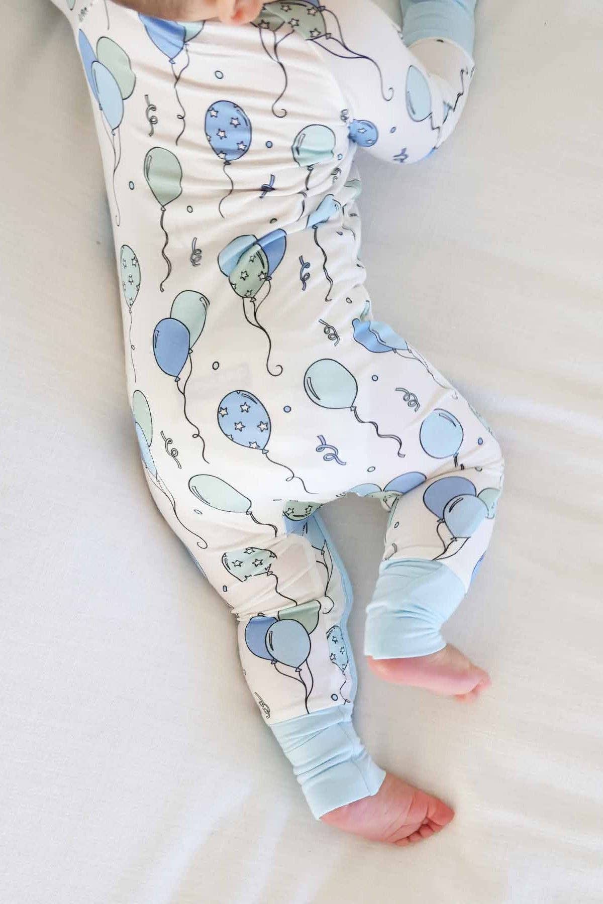 Party Time  Zip Romper | Blue