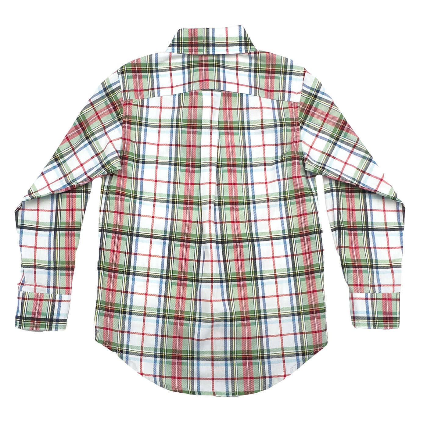 Oxford Boys Shirt Creme Plaid