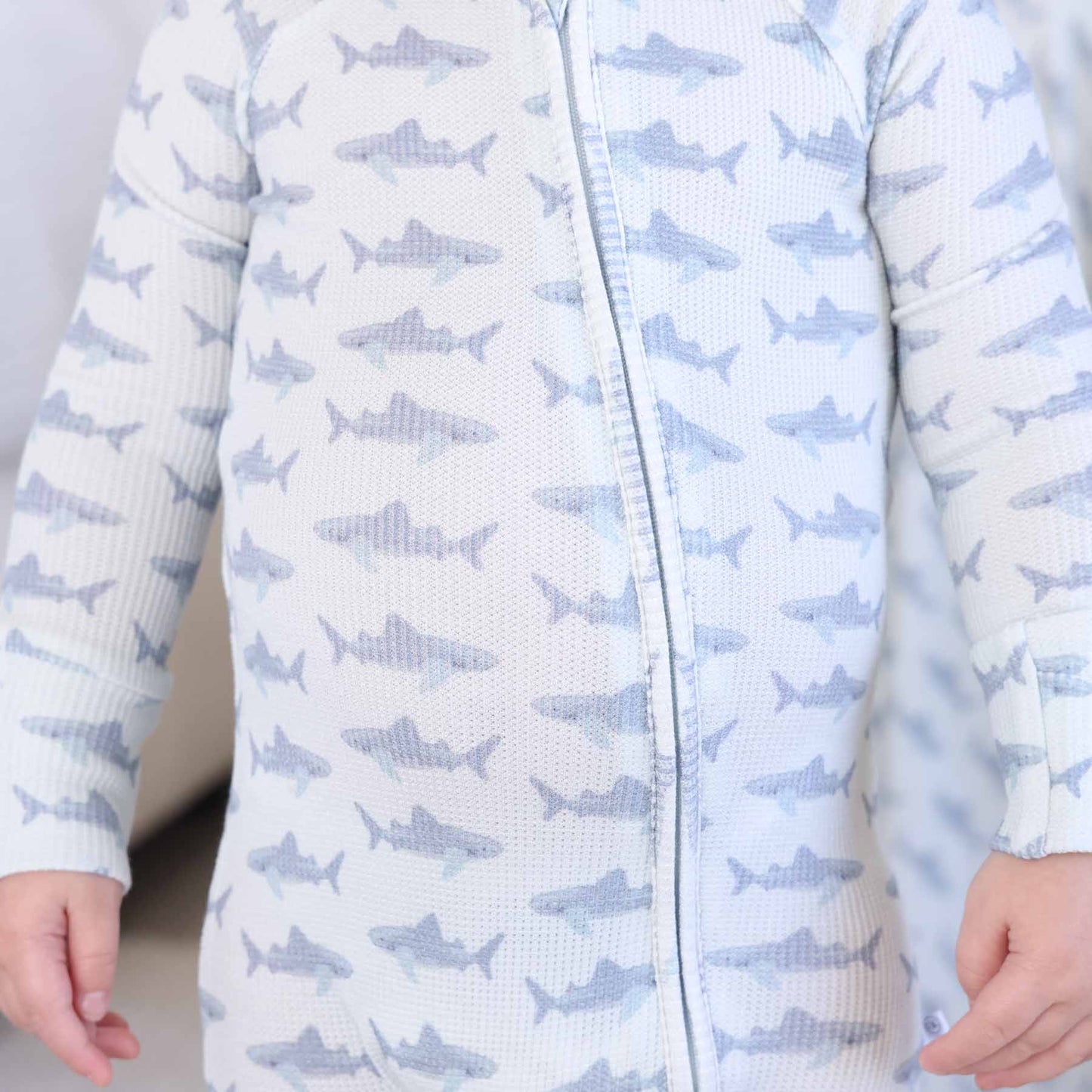 Fins Up Bamboo Zip Romper