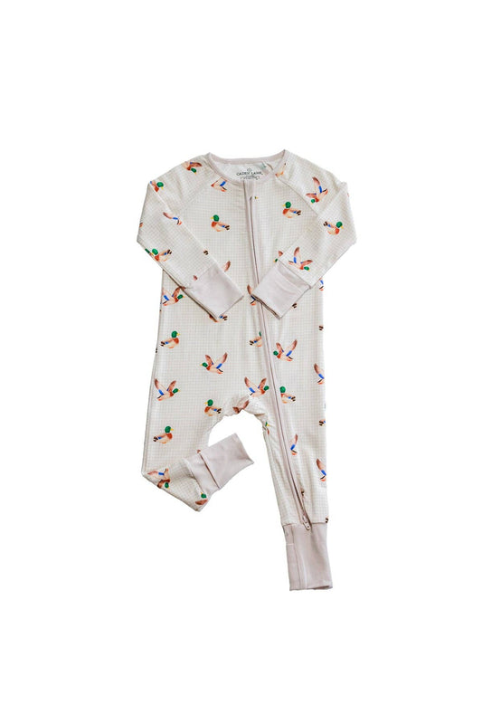 Little Mallard Zip Romper