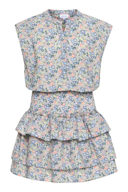 Drew Dress Coral Floral