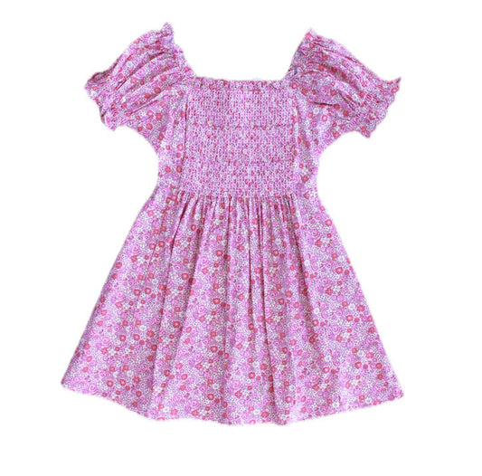 Azalea Pink Bodice Dress