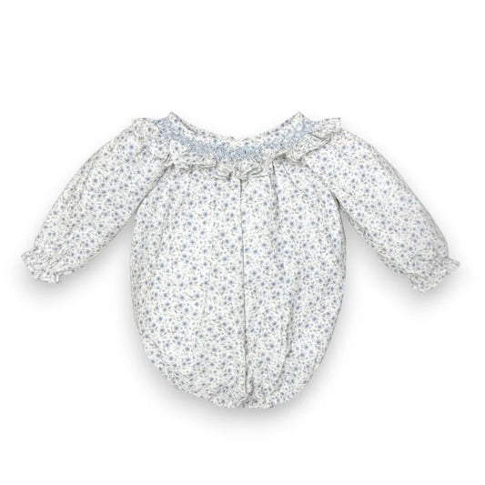 Zuccini Dusty Blue Floral Bubble