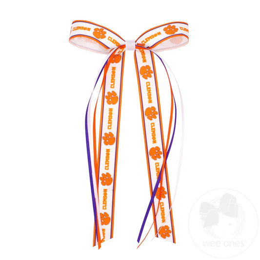 Clemson Boot Bows