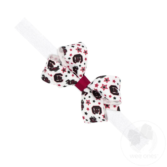 Mini Gamecock Bow Headbnd