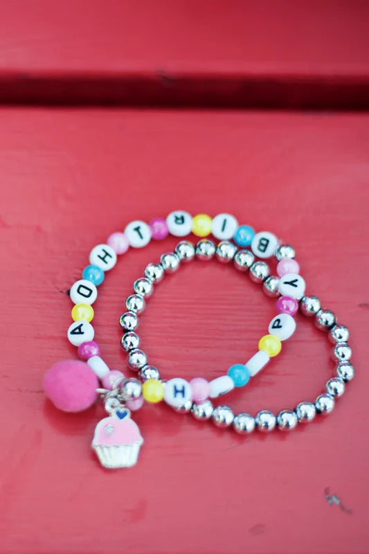 Happy Birthday Bracelet (2pc)