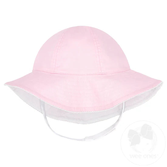 Sun Hat w/ Stitch Edge - LPK
