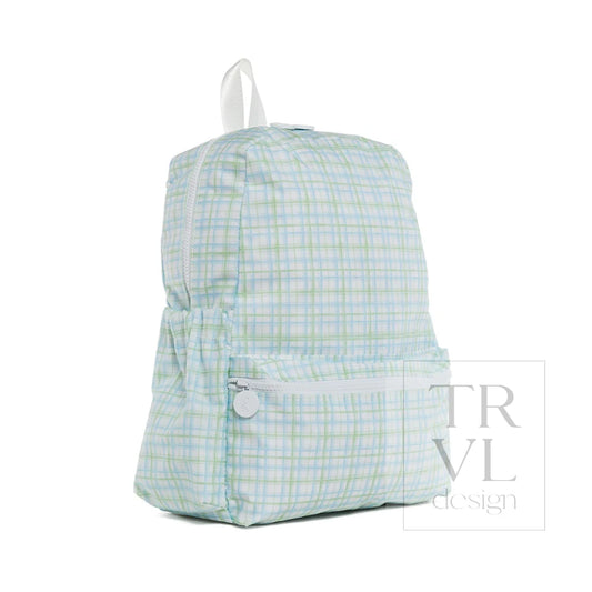 Plaid Green Backpacker