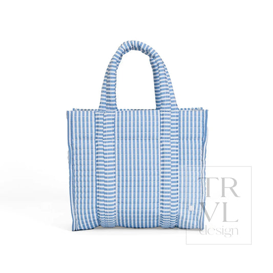 Mini Go Go Tote Chambray Stripe