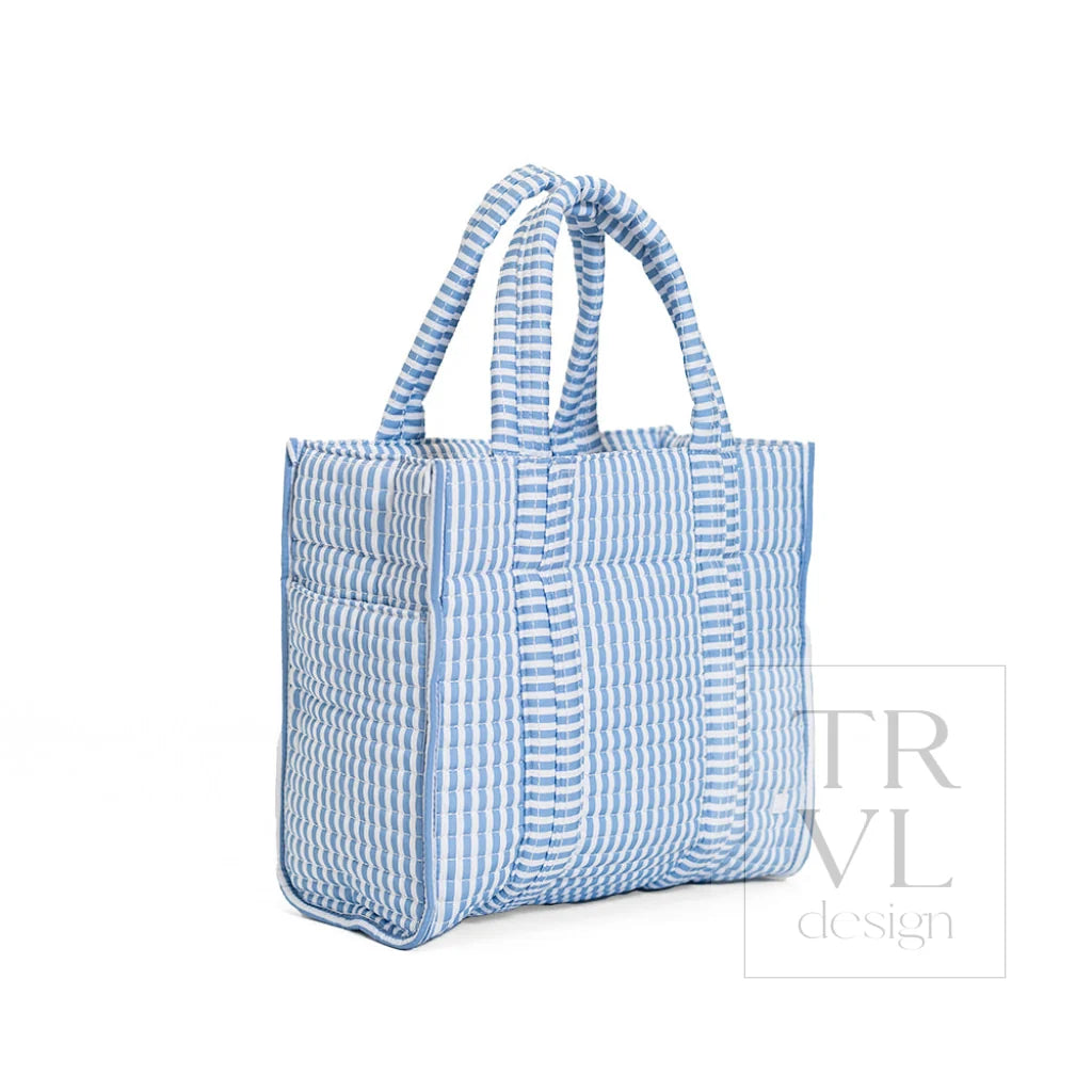 Mini Go Go Tote Chambray Stripe