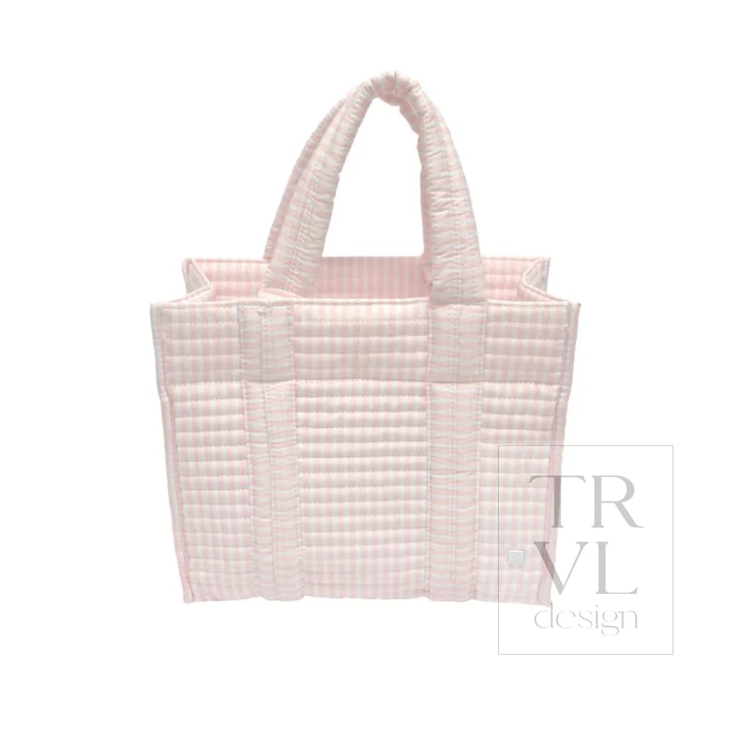 Mini Go Go Tote Pink Stripe