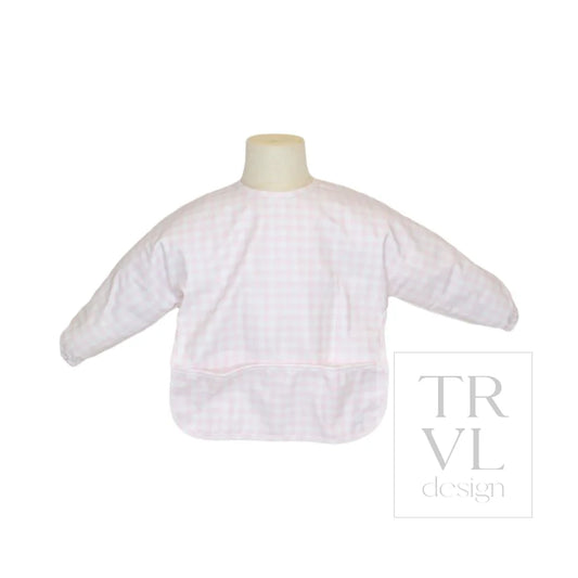 Perfect Smock Bib Pink Check